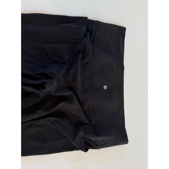 Athleta Salutation Stash 7/8 Cropped Capri Tights Leggings Womens XL Black - Picture 11 of 16